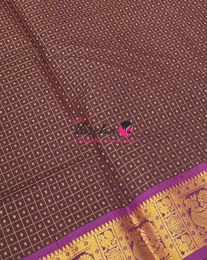 Semi Silk Cotton Saree | Lakshadeepam |VVSSC009