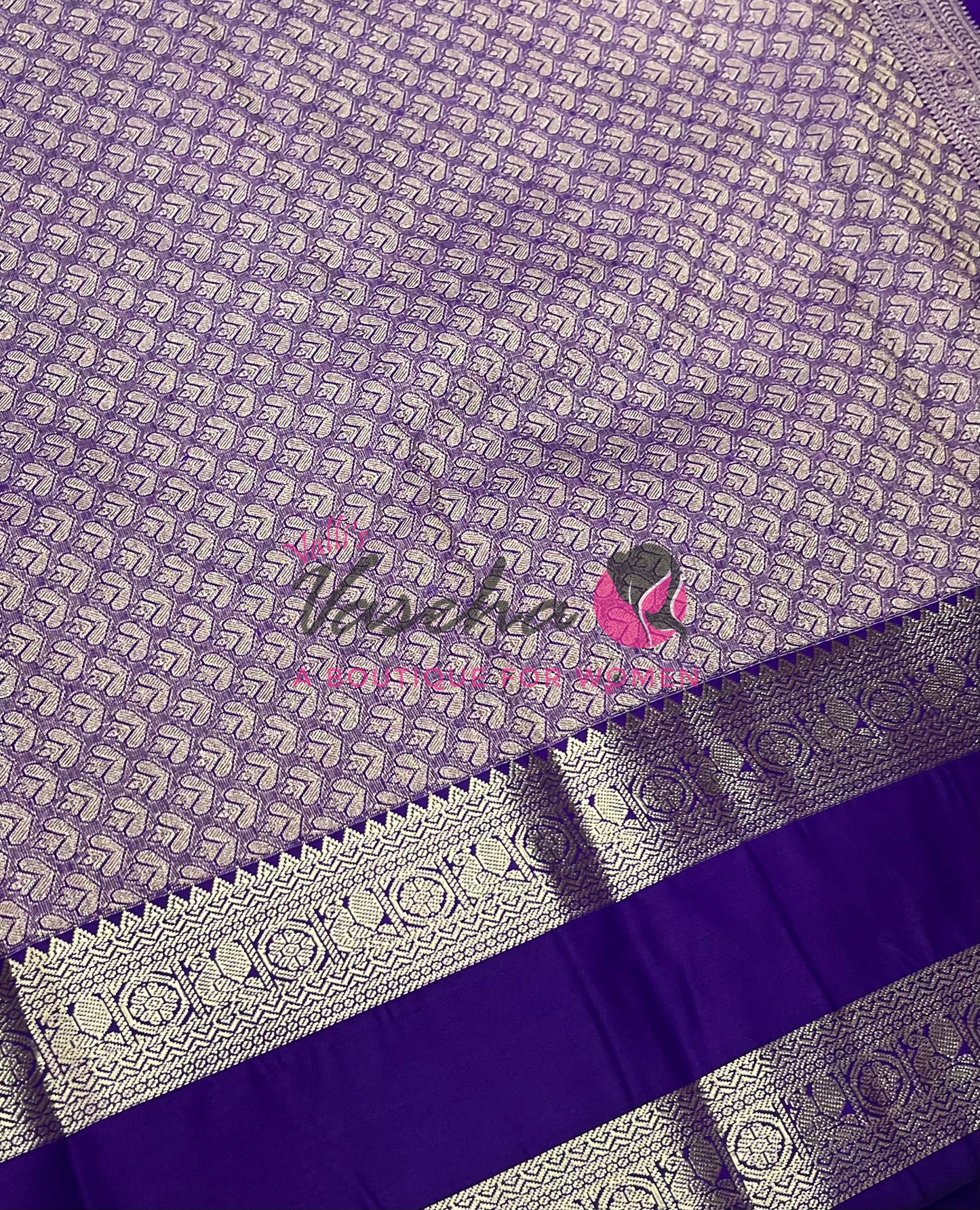 Semi Bridal Kanchi Silk  - Korvai - Premium- VVSKS008