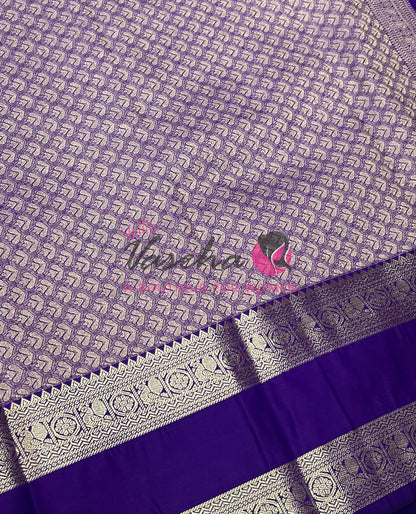 Semi Bridal Kanchi Silk  - Korvai - Premium- VVSKS008