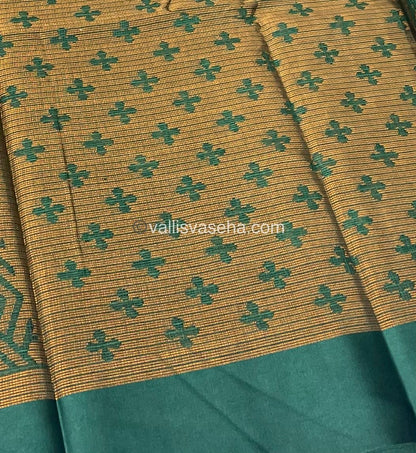 Mixed Cotton Brasso Saree - VVBS001