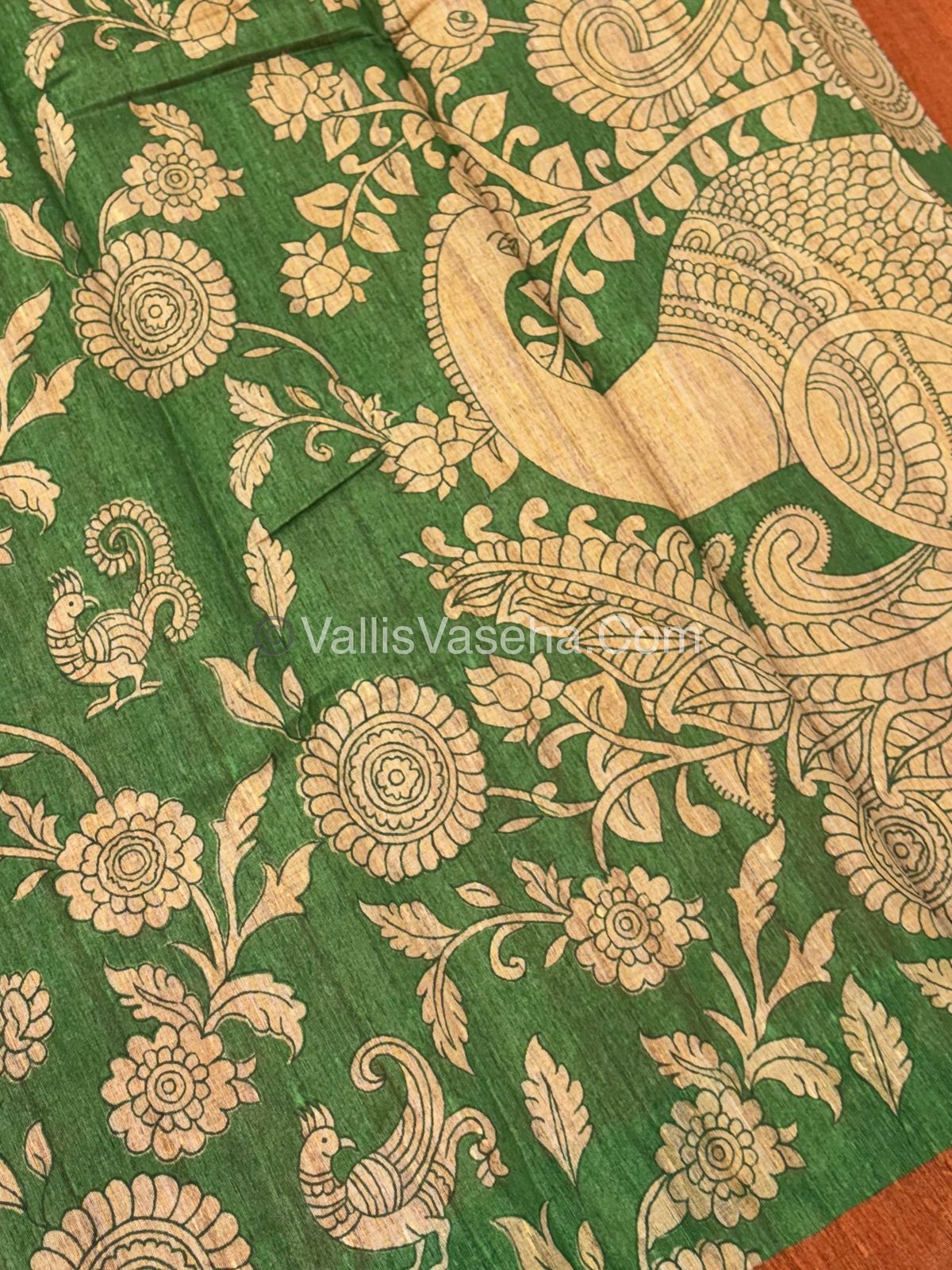 Semi Tussar Silk Saree |VVSTS047