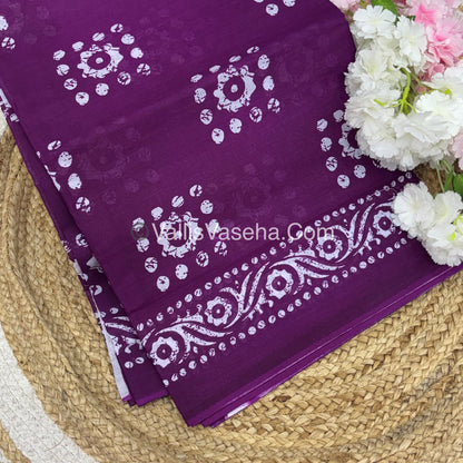 Pure Cotton Voile Saree | VVPVC002