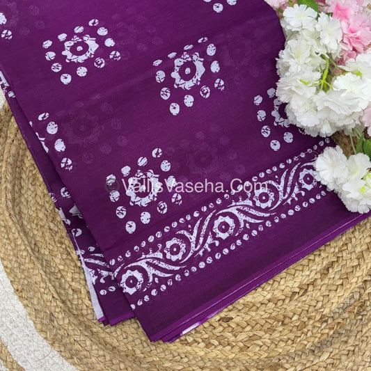 Pure Cotton Voile Saree | VVPVC002