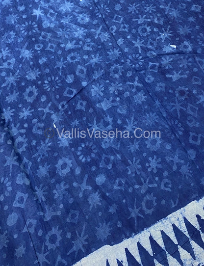 Pure Soft Mul Mul Cotton Sarees - Hand Block Prints - VVMMC003