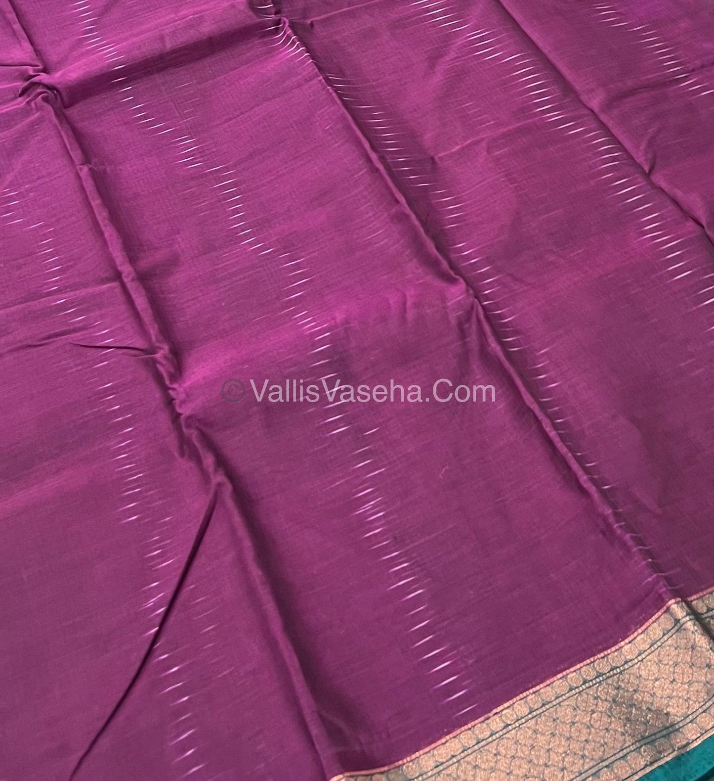 Dhaka Cotton Saree - VVDCS001