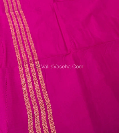 Mulberry Semi Silk - Dark  pink  Shade - VVMSS003