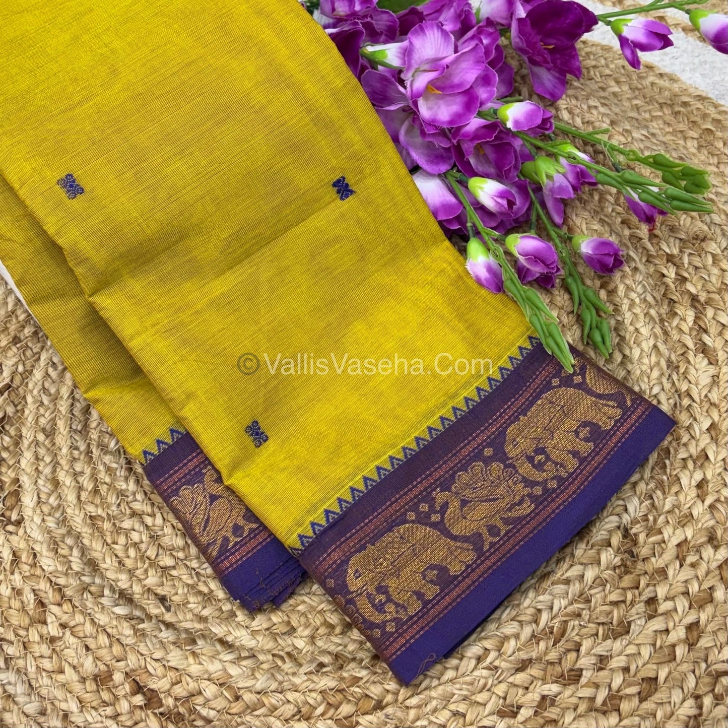 Kanchi Cotton Saree - VVKCS017