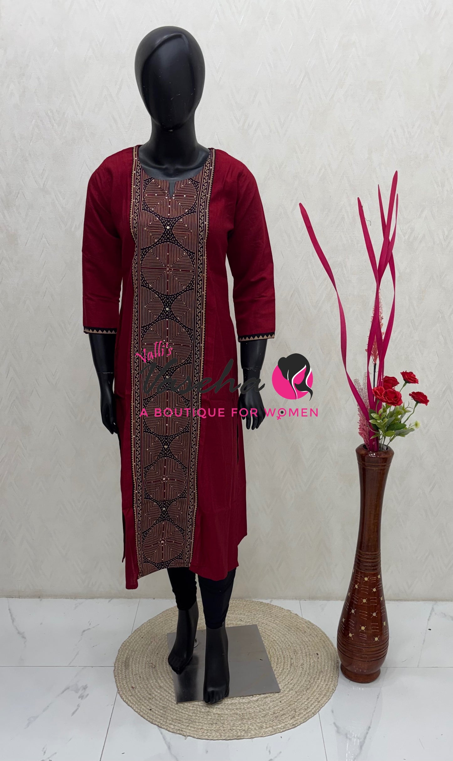 Ready Made -  Kurti - Straight Cut - VVRK002
