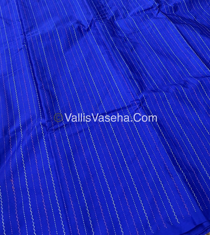 Semi Silk Saree - Aarani Pattu Style - VVSSS005
