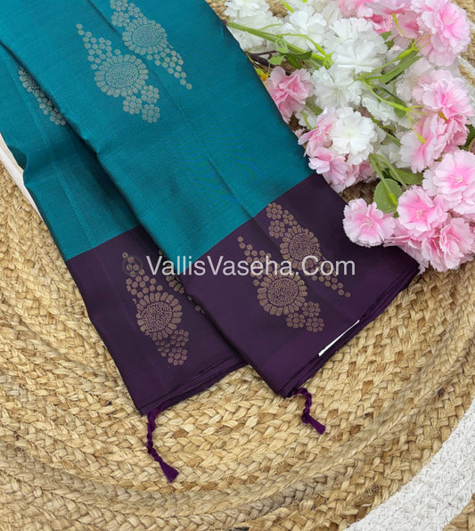 Half Mix - Pure Soft Silk Saree - VVPSS054