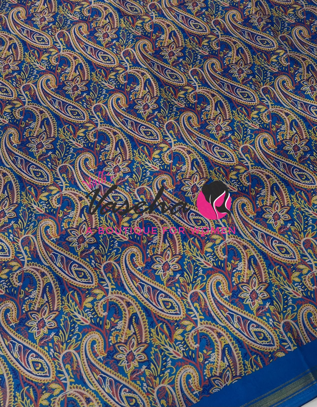 Casual Wear - Fancy Printed Silk  - Blue Shade - VVFPS001