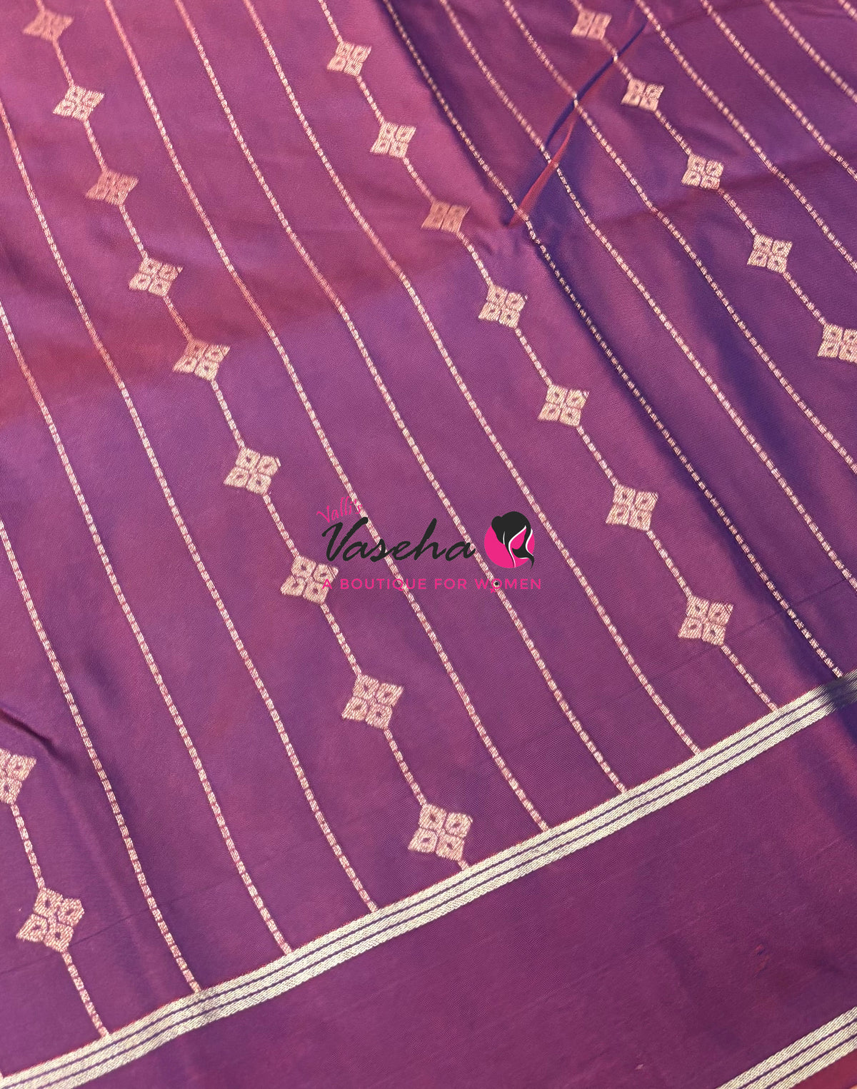 Semi Soft Silk  - Wine Shade - VVSSS041