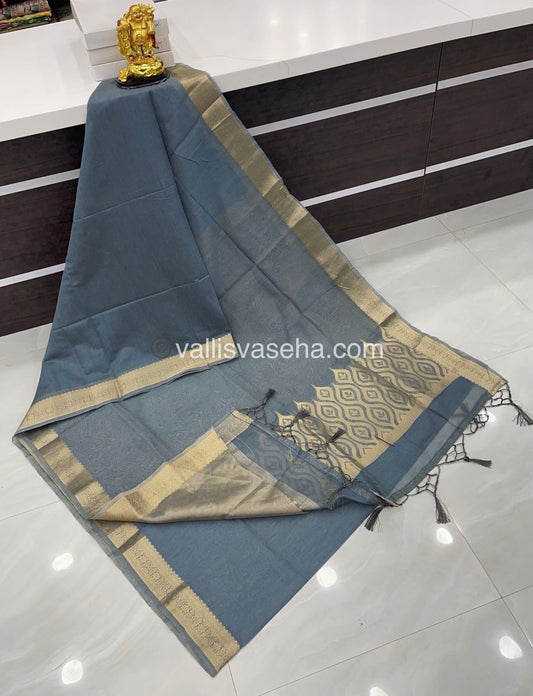 Chanderi Mixed Cotton Saree  - VVCMC001