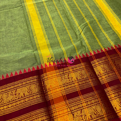 Kanchi Cotton Saree - VVKCS019