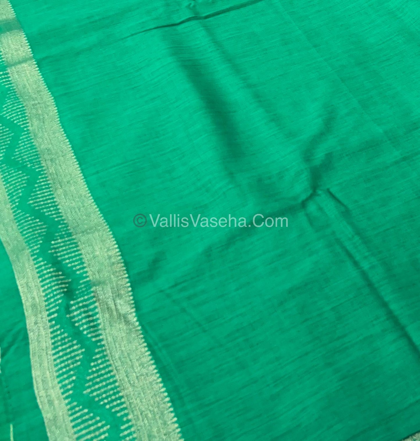Banarasi - Heritage Silk - Semi Kathan Silk - Green Shade- VVBHS002