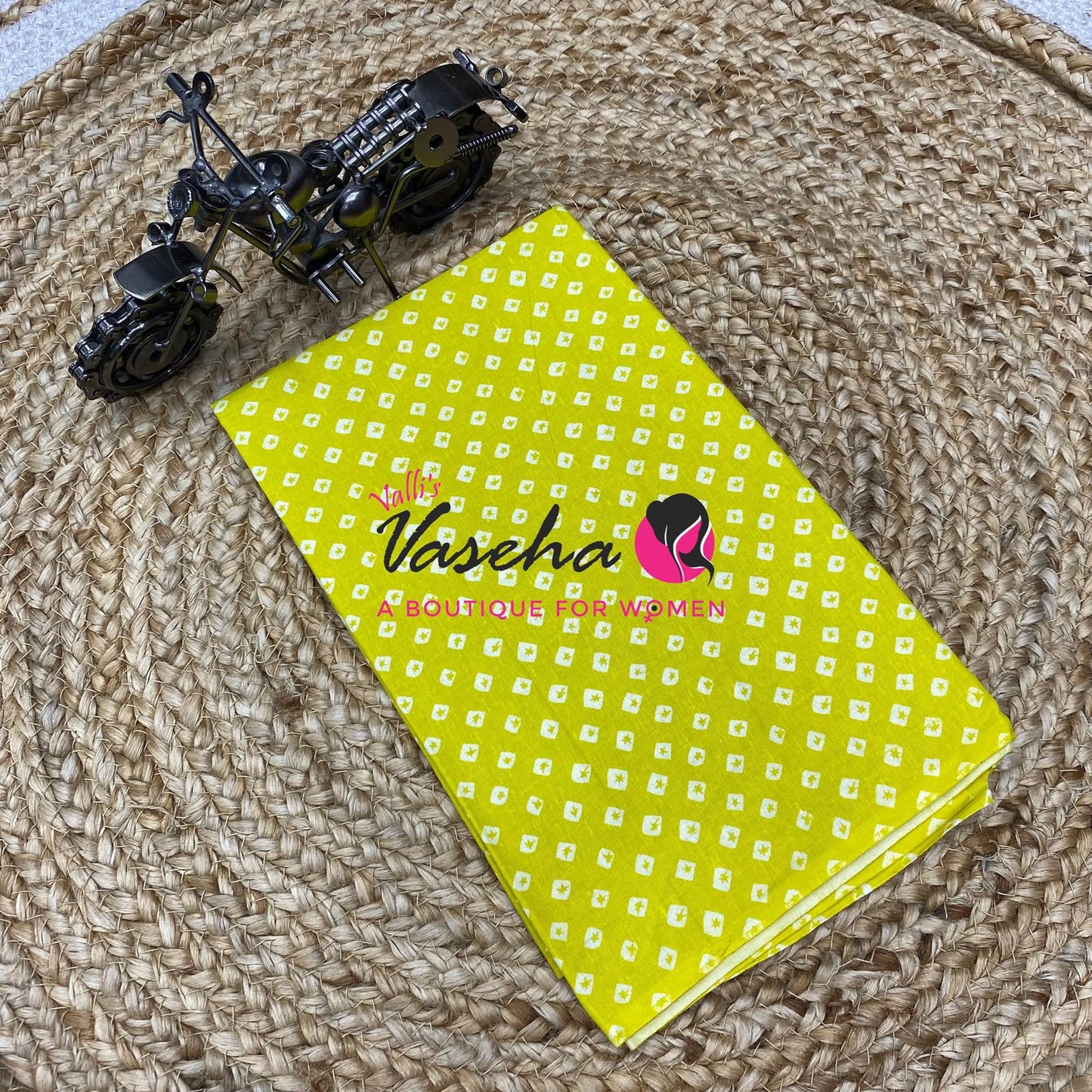 Blouse Bit - Pack Of 10pcs  - Assorted - Bandhini / Bhandej - 1 mtr - VVBB003