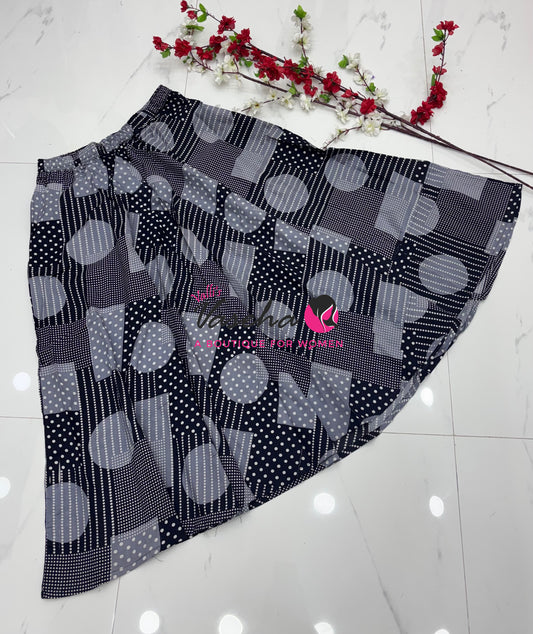 Skirts - Ajrakh Printed - 2XL Size - VVPCS003