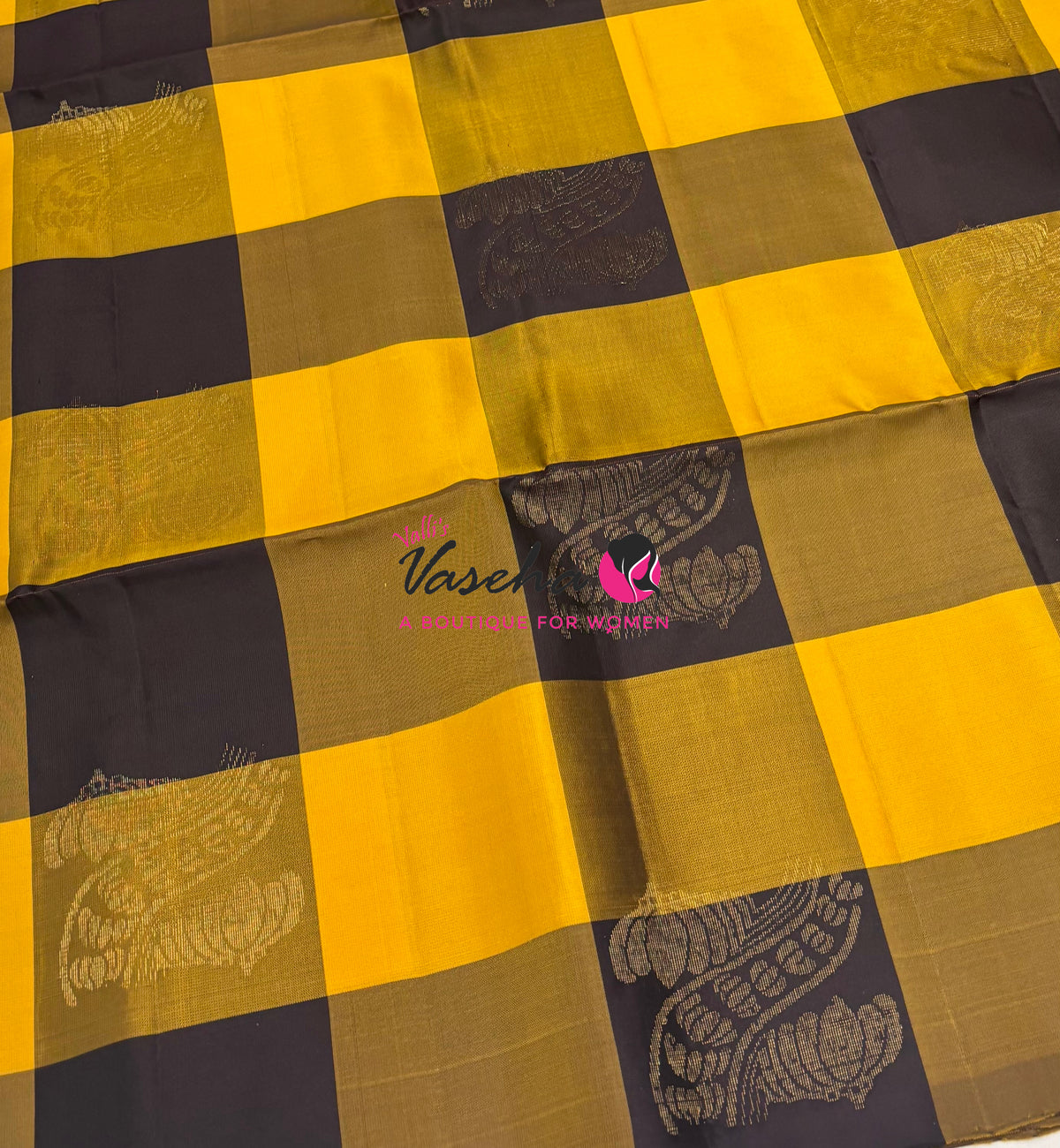 Half Mix - Pure Soft Silk Saree - Pazhum Pazhamum Checks - VVPSS157