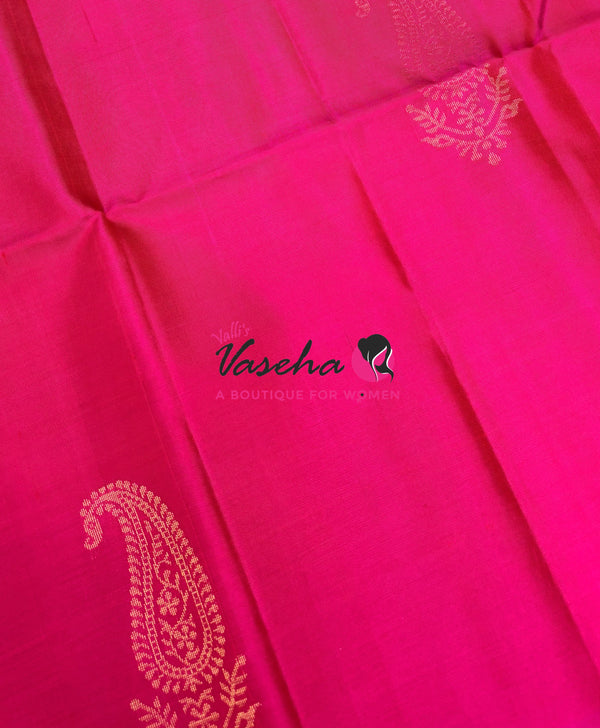 Pure Soft Silk Saree - Border Less - Pink Shade - VVPSS112