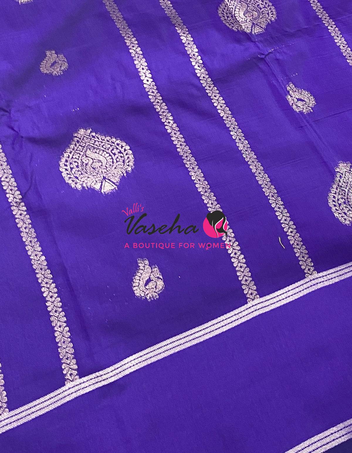 Semi Soft Silk  - Purple Shade - VVSSS043