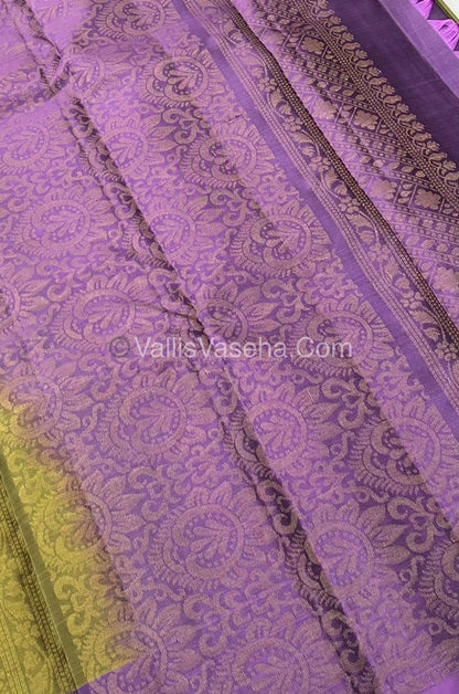 Half Mix - Pure Soft Silk Saree - VVPSS030