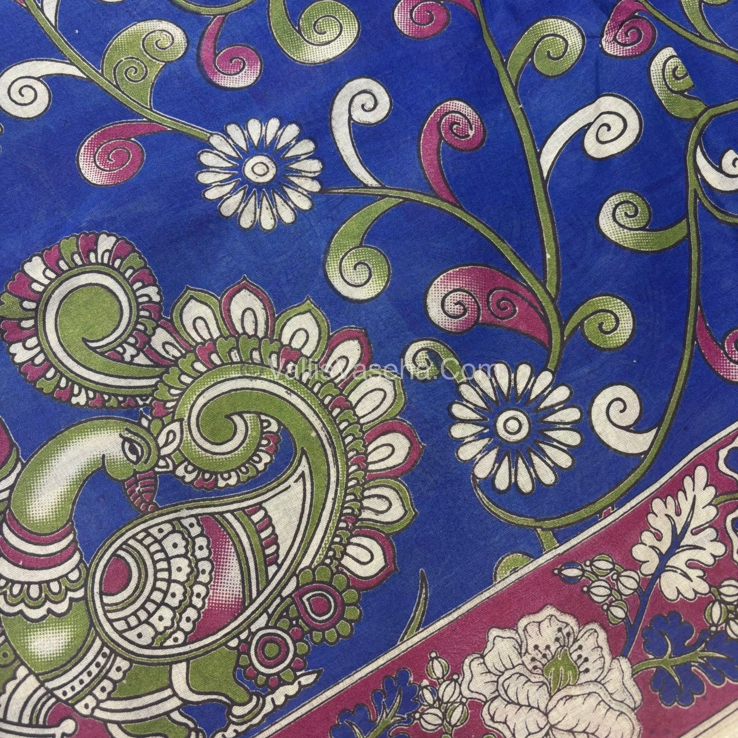 Pure Kalamkari Cotton Saree - VVPKC002