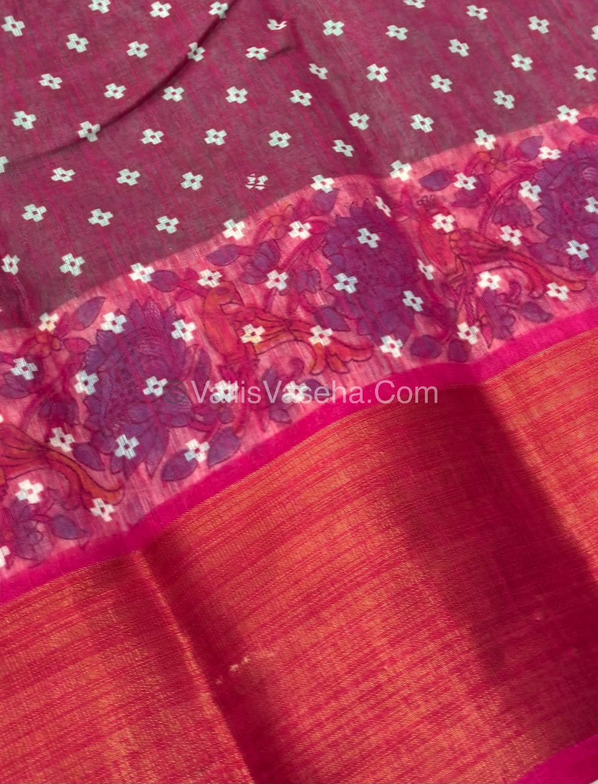 40% less - Offer Saree - Mixed Cotton Saree - VVDS006