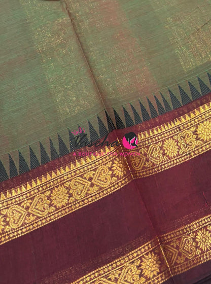 Kanchi Cotton Saree - VVKCS025