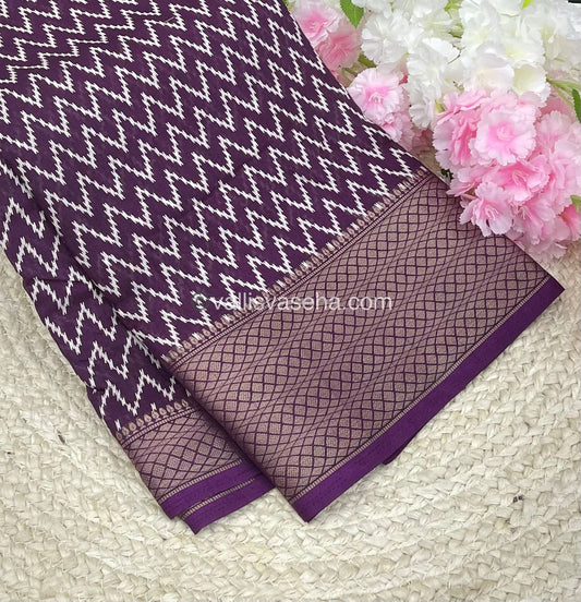 Semi Binny Silk - Wine Shade - VVSBS002