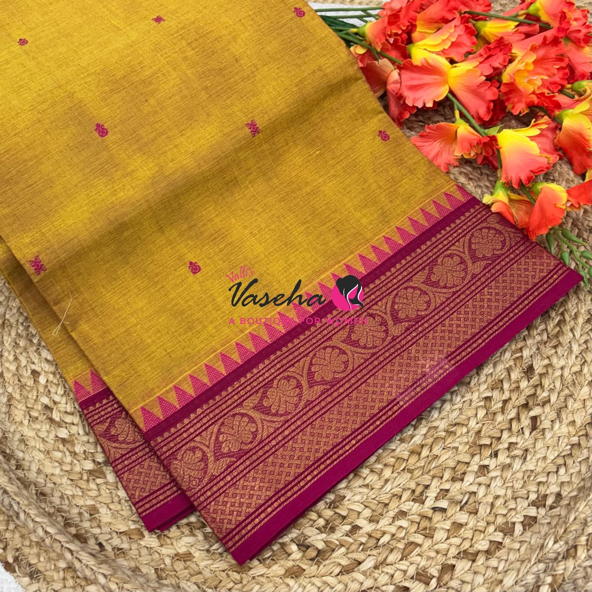 Chettinadu Cotton Saree - VVCCS003