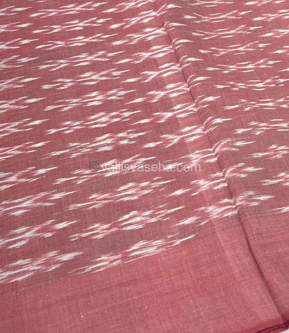 Ikkat Mercerised Cotton Saree - VVIKS001