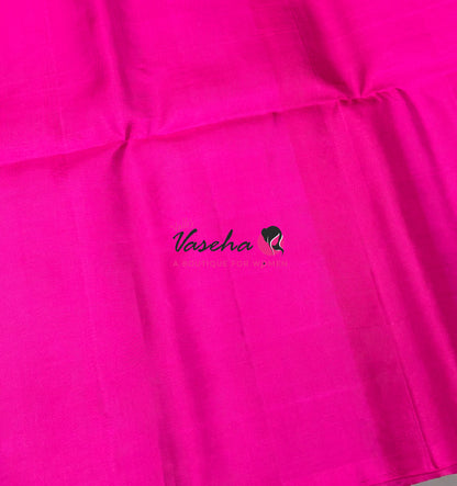 Pure Soft Silk Saree - Purple & Pink Shade - VVPSS055