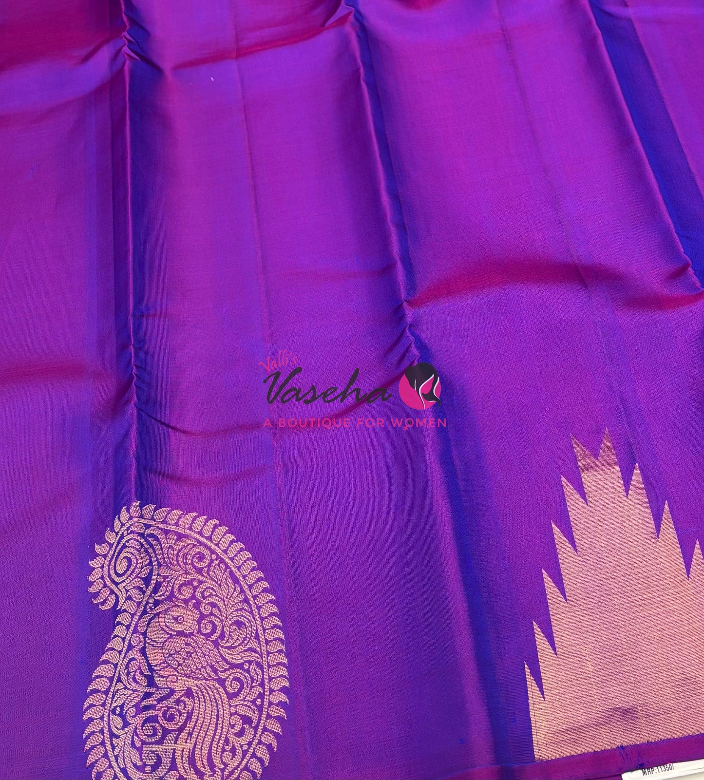 Pure Soft Silk Saree - Jothika Hit design - Purplish Pink - VVPSS011