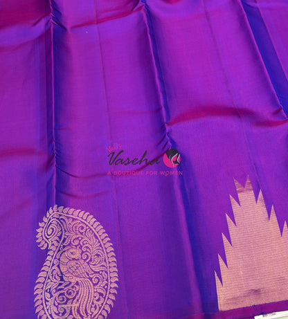 Pure Soft Silk Saree - Jothika Hit design - Purplish Pink - VVPSS011