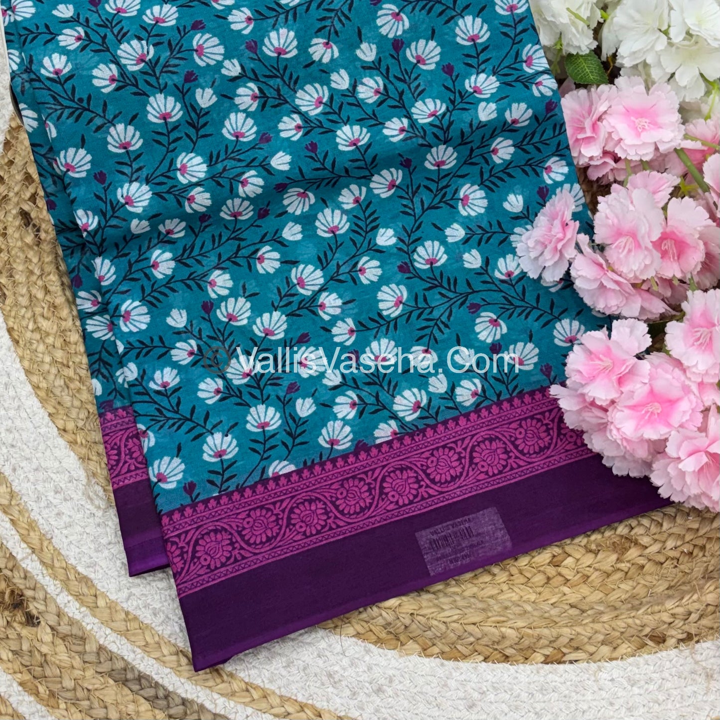 Pure Cotton Voile Saree | VVPVC001