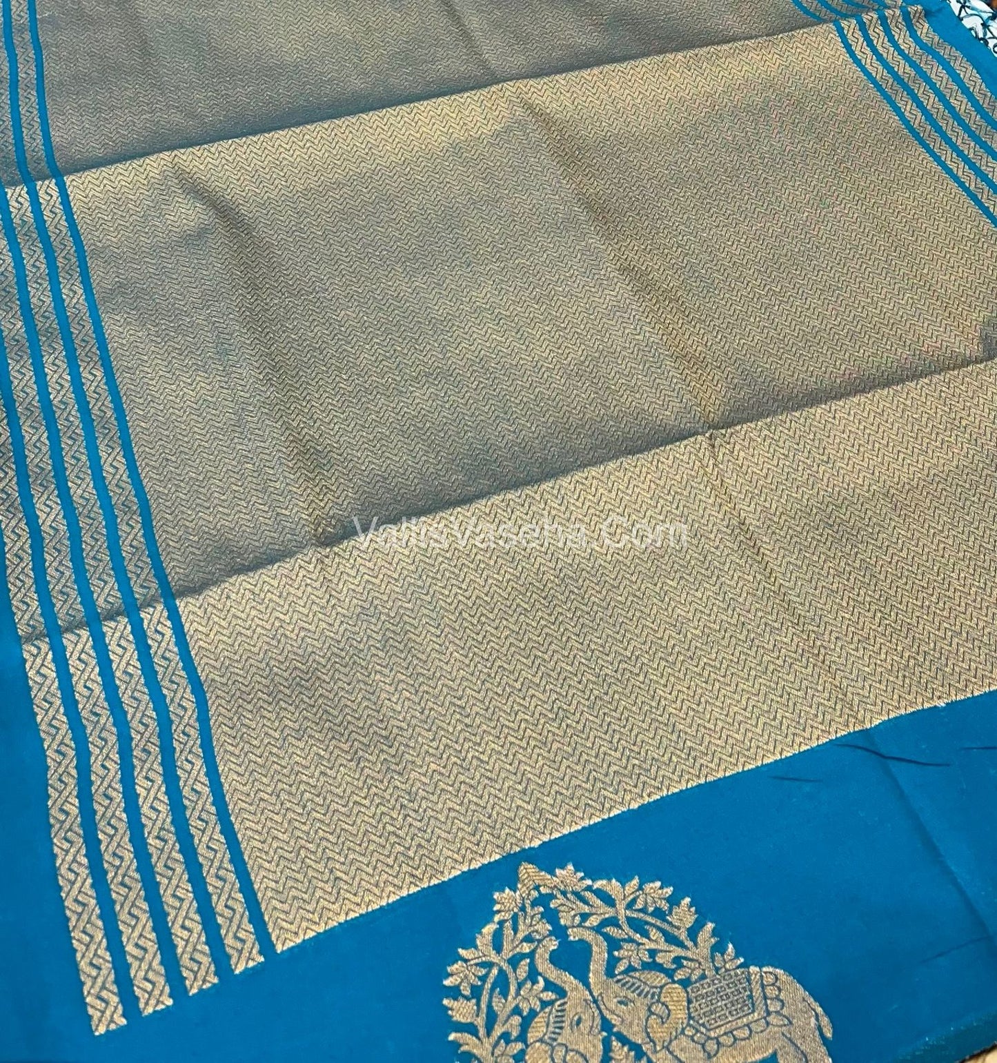 Mulberry Semi Silk - Ramar Blue Shade - VVMSS003