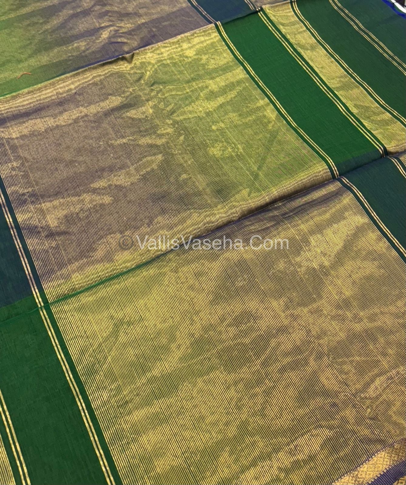 Pure Maheshwari Silk Cotton Saree - Dual Color Combo - VVMSC001