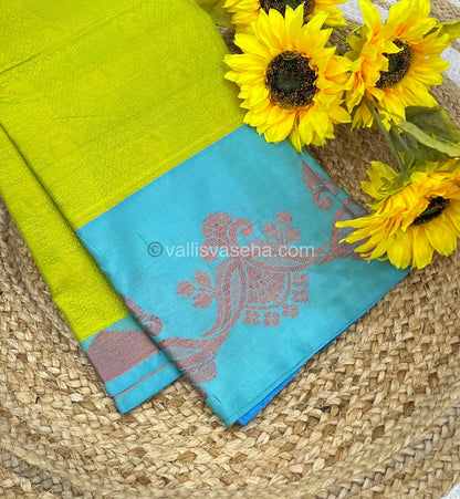 Banarasi - Kora Muslin Saree - VVKMS001