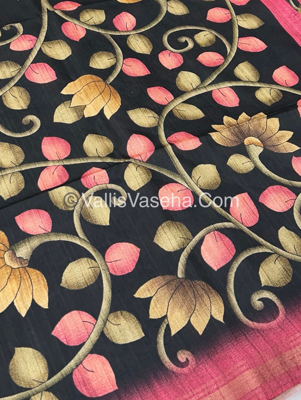 Art Silk / Semi Gicha Tussar Saree  - VVSGT002