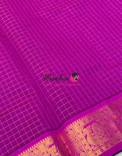 Semi Silk Cotton Saree Lakshadeepam Shade |VVSSC009