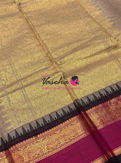 Kanchi Cotton Saree - VVKCS025