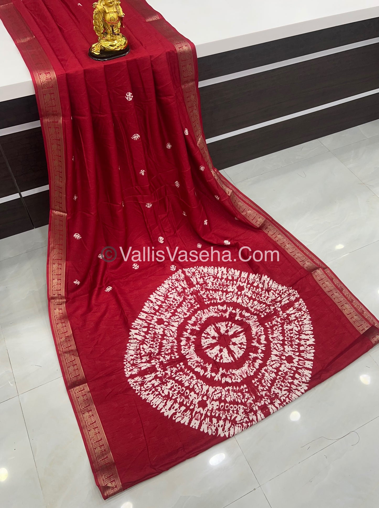 Casual Wear - Fancy Mixed Silk - Red Shade - VVFMS002