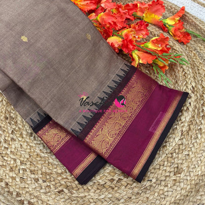 Kanchi Cotton Saree - VVKCS025