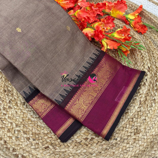 Kanchi Cotton Saree - VVKCS025