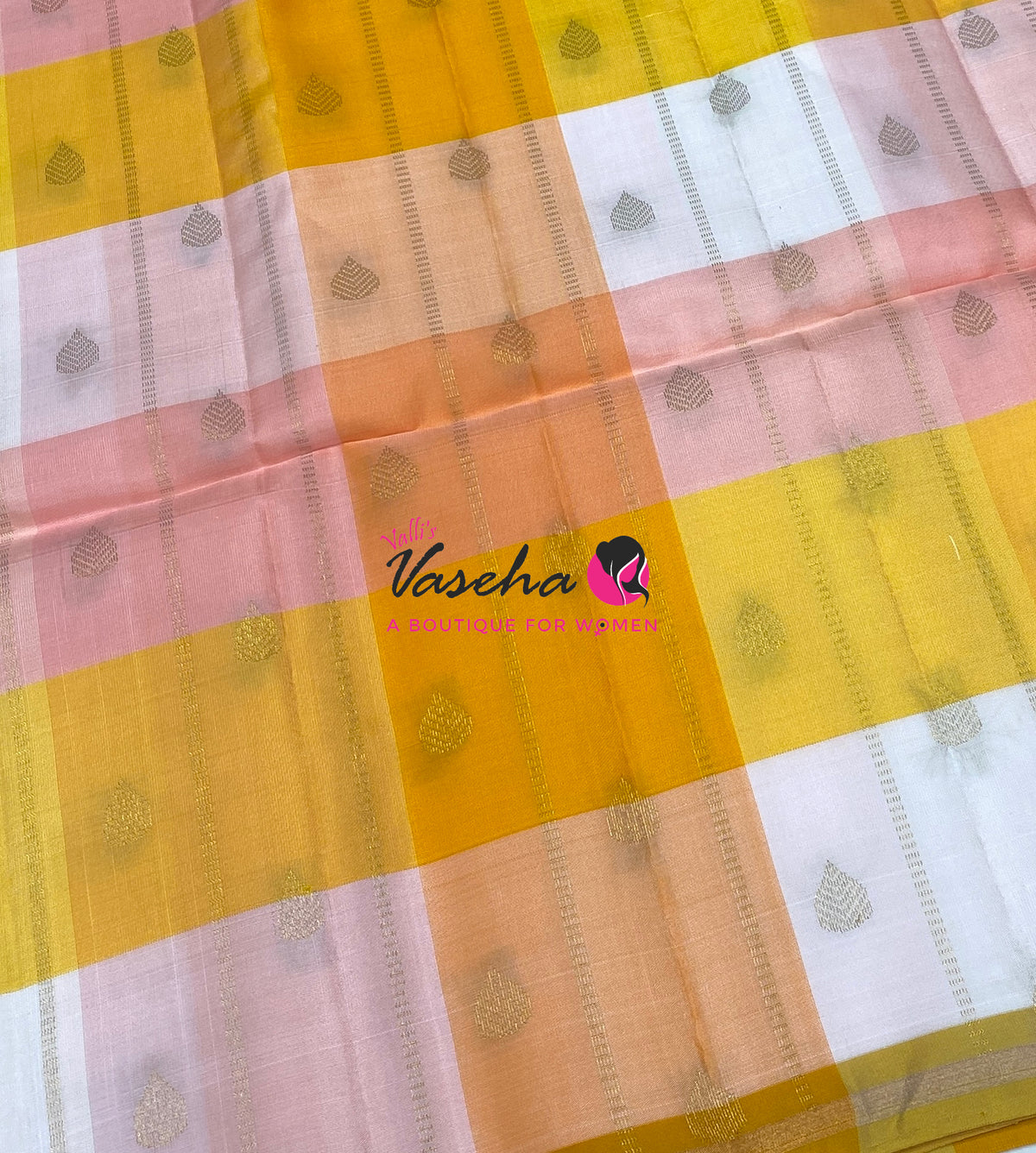 Pure Soft Silk Saree  - Pazhum Pazhamum Checks - VVPSS092