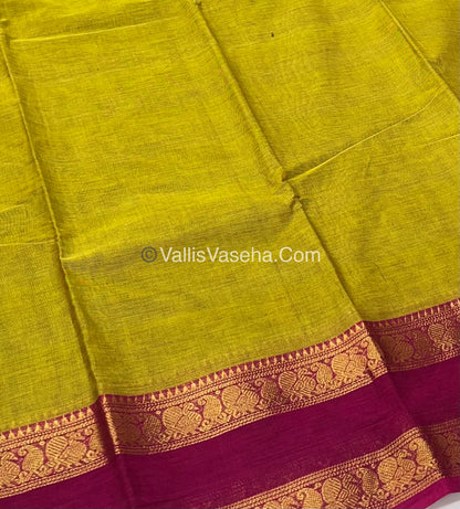 Kanchi Cotton Saree - VVKCS015