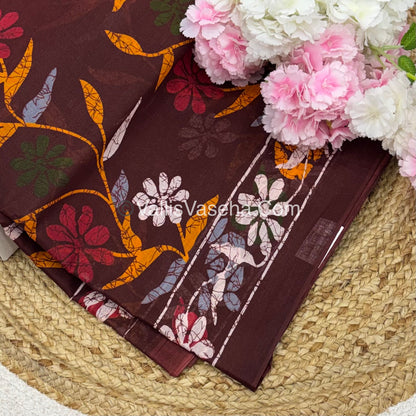 Pure Cotton Voile Saree | VVPVC001