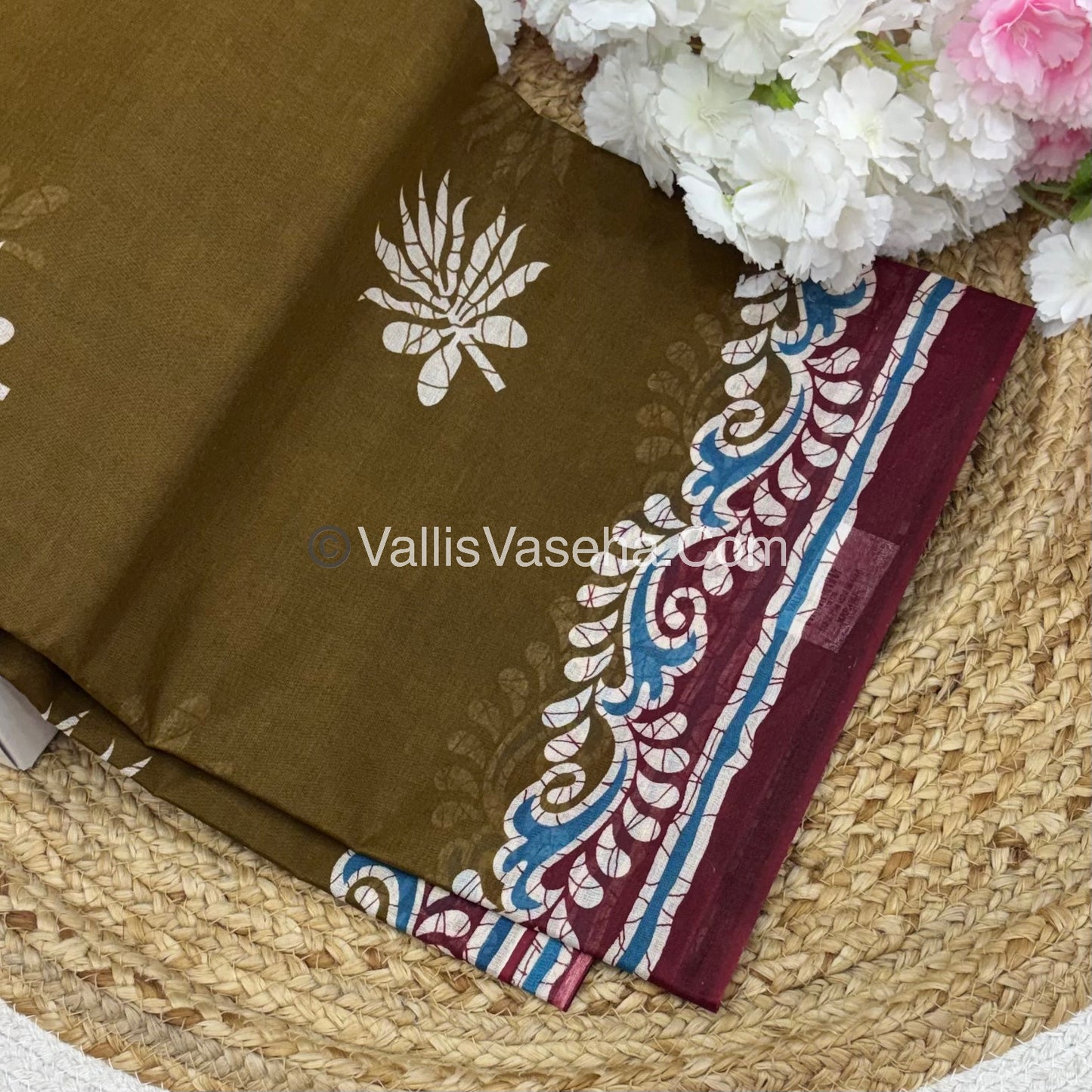 Pure Cotton Voile Saree | VVPVC001