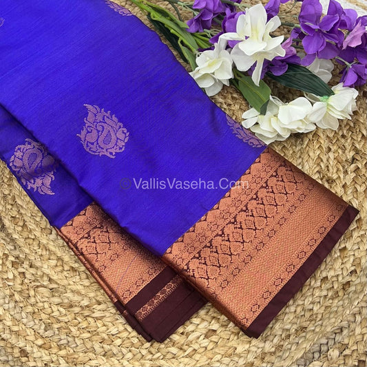 Semi Kanchipuram Soft Silk - VVSSS008
