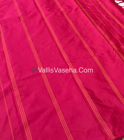 Semi Silk Saree - Aarani Pattu Style - VVSSS005